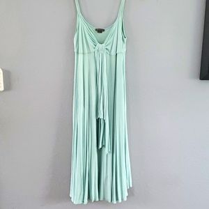 Armani Exchange Teal Flowy Dress